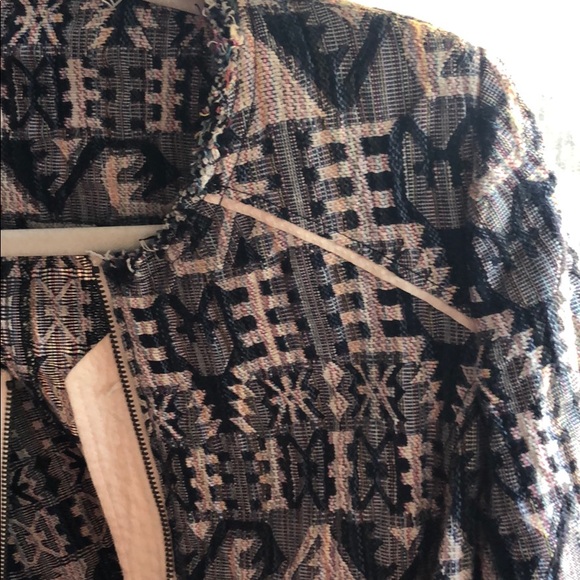 Hei Hei Pattern Zip Blazer / Jacket Anthro - Picture 4 of 9